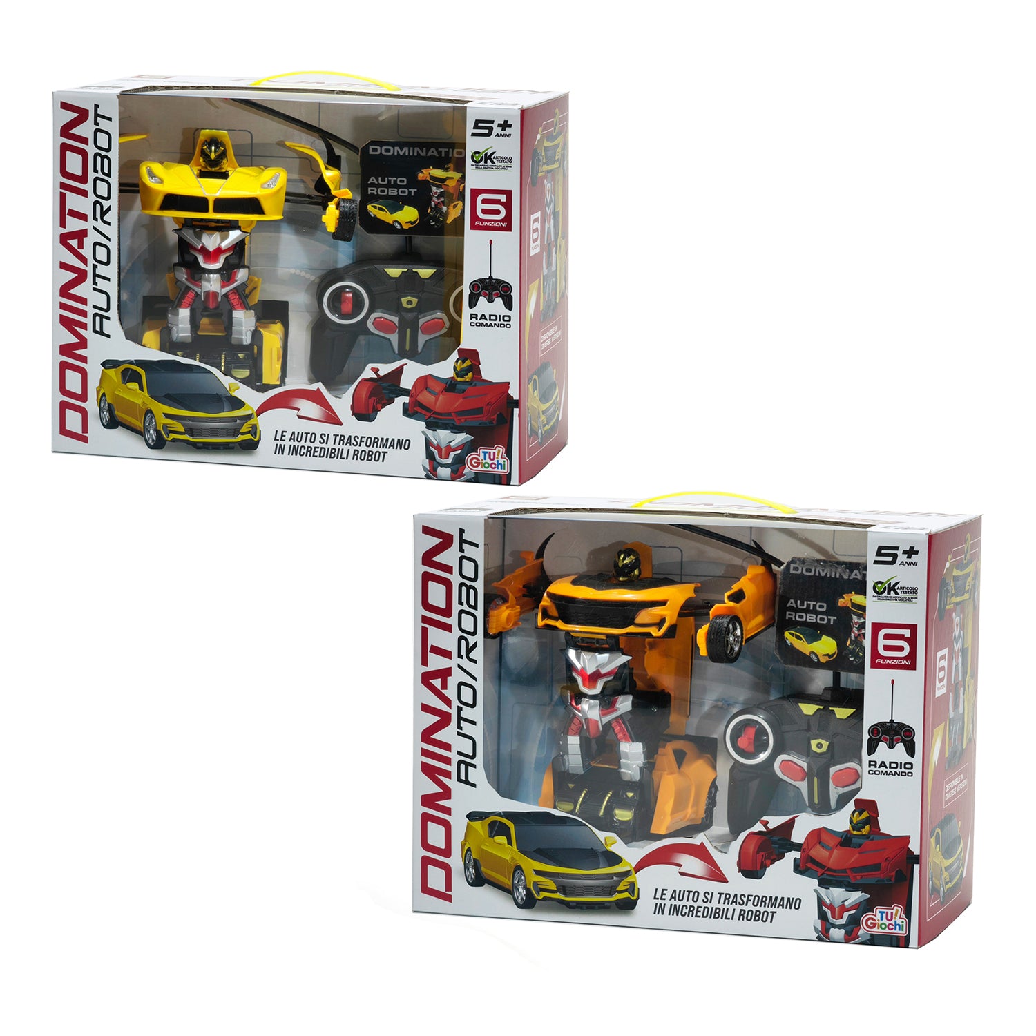 TU GIOCHI - Auto Robot Domination Trasformabile Radiocomandato